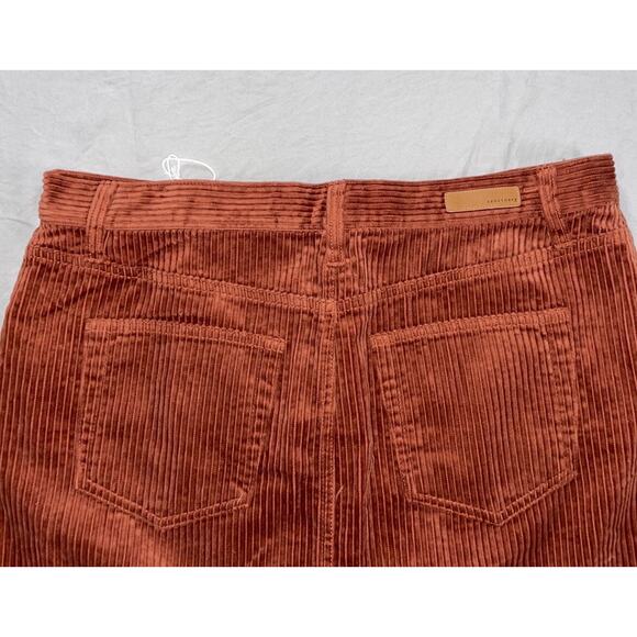 Sanctuary 5-Pocket Thick Wale Corduroy Mini Skirt. Burnt Orange, Women's 32. NWT - Picture 5 of 5